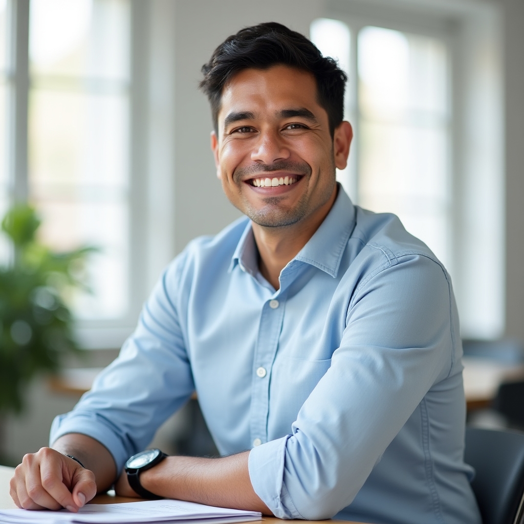 Portrait of Owen Bracht, program coordinator managing cohort logistics
